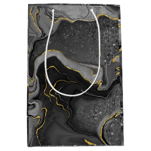 Grått- och guld-marmordesign