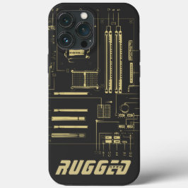 grått och guld RUGGED GEEK Motherboard Tech