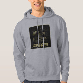 grått och guld RUGGED GEEK Motherboard Tech Hoodie