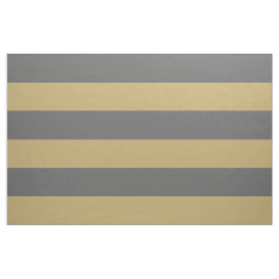 Grått och Guld Wide Rand Large Tyg