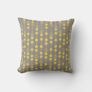 Grått och Gult Enchantment American MOJO Pillow Kudde