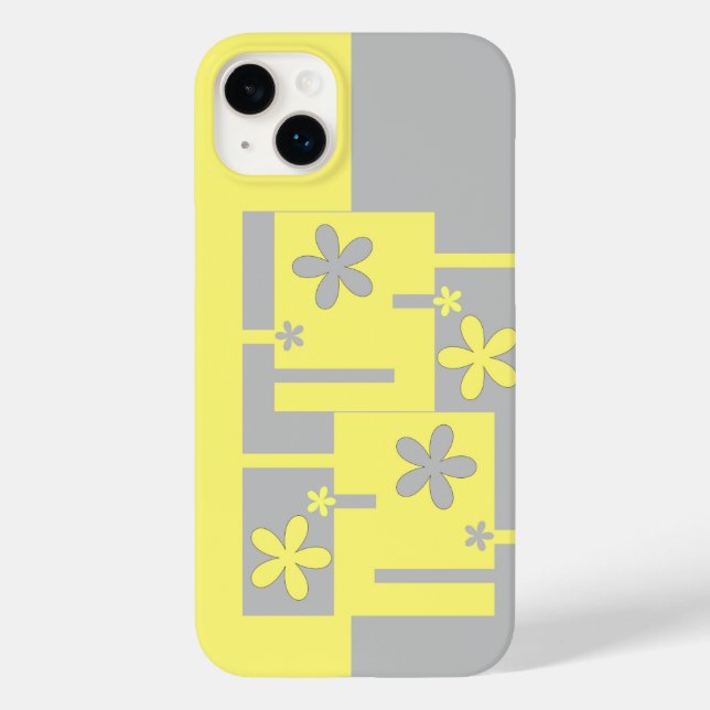 grått och gult, Fodral-Mate iphone case (Baksida)