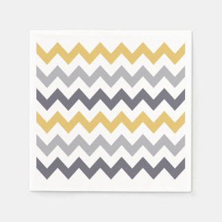 Grått- och gult mönster-blöjor pappersservett