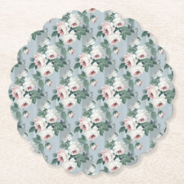 Grått och Ljusa rosa Ro Mönster Retro/Vintage Underlägg Papper