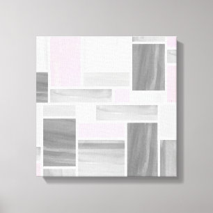 Grått- och Rosa-färgat glas (12x12) Canvastryck