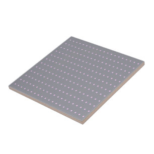 Grått och Rosa Polka dots Tile Kakelplatta