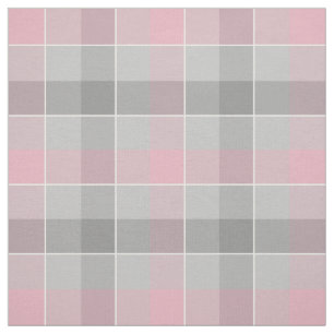 grått och rosa som kontrollerats tyg