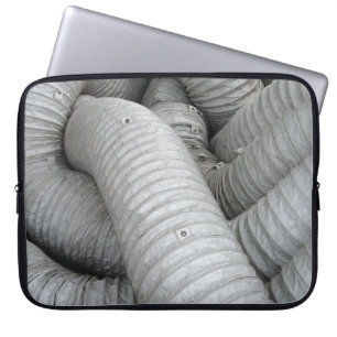 Grått och svart tyg soffa laptop fodral