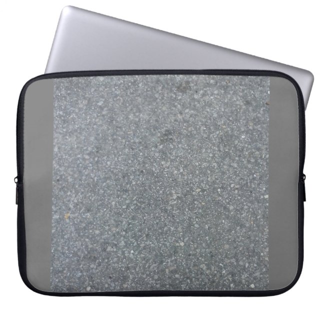 Grått- och svartdatorSleeve Laptop Fodral (Framsidan)