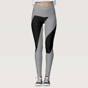 Grått- och svartfärgning leggings