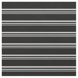 Grått och Svartvit/stripe Mönster Tyg