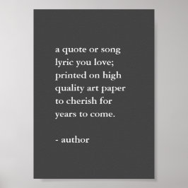 Grått och vit Anpassningsbar Skriv ut offert Poster