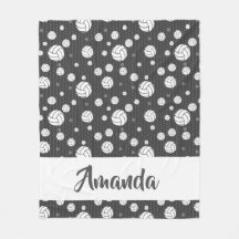 Grått och White Chevron Volleyball Mönster