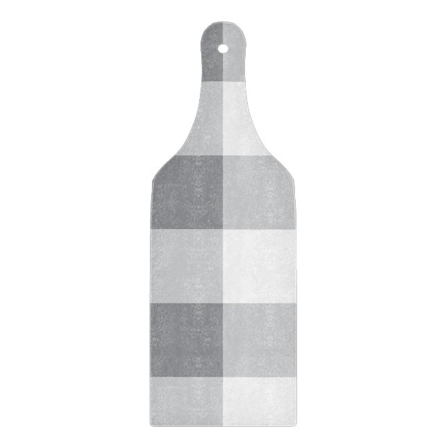 Grått och White Gingham Mönster (Framsidan)