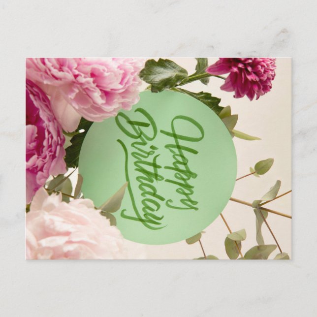 GRATT PÅ FÖDELSEDAGEN VYKORT (Framsida)