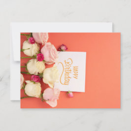 GRATT PÅ FÖDELSEDAGEN VYKORT