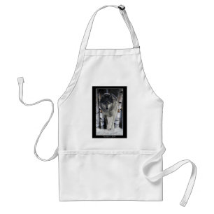 GRÅTT PACK VARG Collection Förkläde