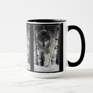 GRÅTT PACK VARG Wildlife Gift Mugg