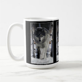 GRÅTT PACK VARG Wildlife Gift Mugg