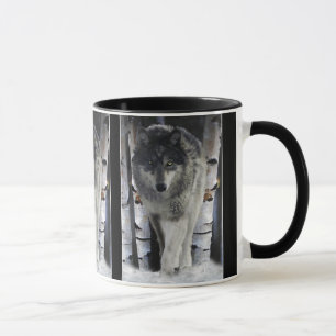 GRÅTT PACK VARG Wildlife Gift Mugg