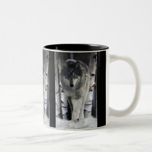 GRÅTT PACK VARG Wildlife Gift Mugg