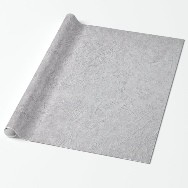 Grått  papper strukturerat presentpapper (Utrullad)