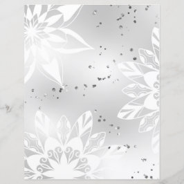 Grått pastel mandala