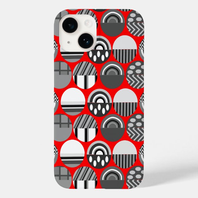 Grått Patternerade Ovaler (Baksida)