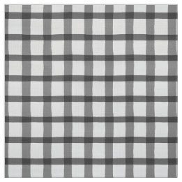 Grått-Plaid Buffalo Check Tyg