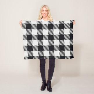 Grått Play | Checkerss Fleece Blanket