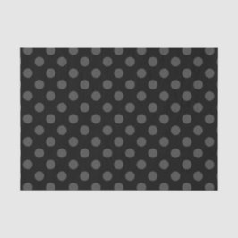 Grått polka dots på svart