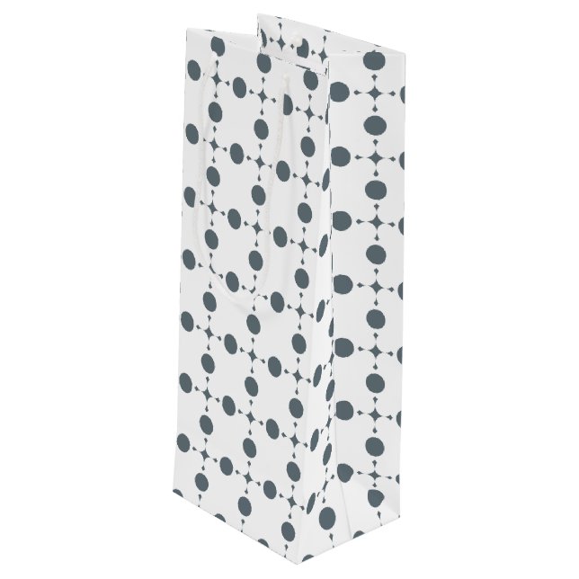 Grått Polka dots, Polka Dot Mönster, Punkter, pric (Baksidan Vinklad)