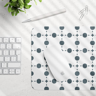 Grått Polka dots, Polka Dot Mönster, Punkter, pric Musmatta
