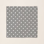 Grått Polka dots Sjal<br><div class="desc">Ibland vill vi bara ha ett fint grått för att uttrycka hur vi känner oss eller förblir könsneutrala i vår gåva ge.   Det är en trevlig färg som får dåligt rykte.   Låt oss förändra hur världen ser på grått tillsammans.</div>