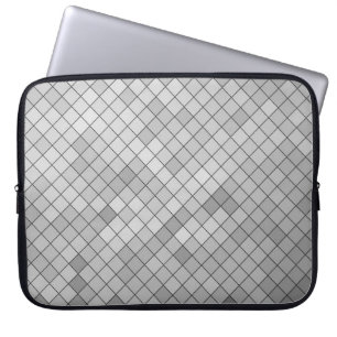 Grått-polygonillustration, som består av tria laptop fodral