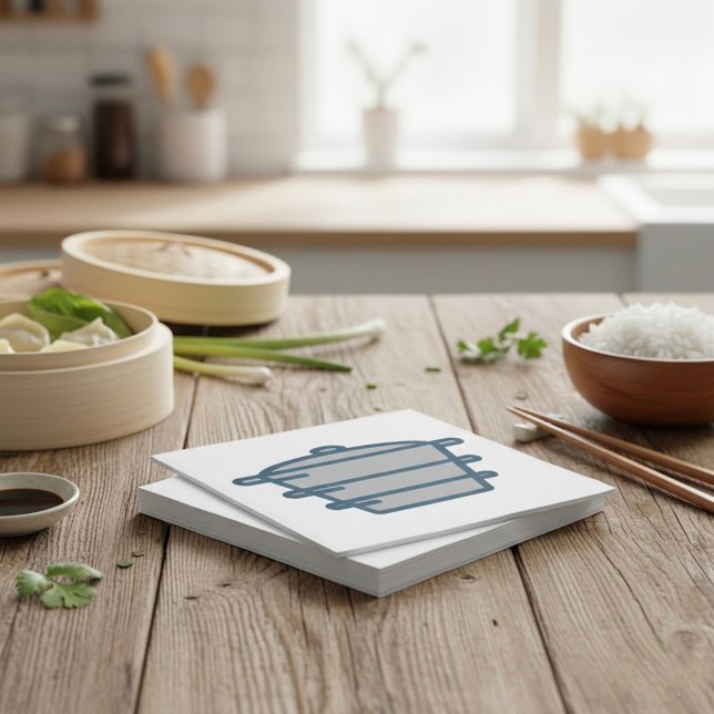 Grått Pot Napkins Pappersservett (Skapare uppladdad)