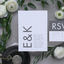 Grått Premium Ultimate Modern Monogram, fetstil, R