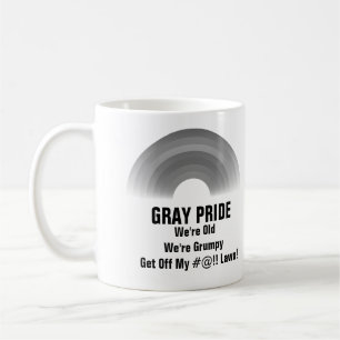 Grått Pride Kaffemugg