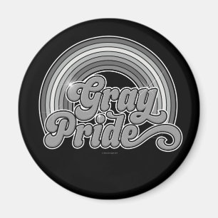 Grått-Pride (pensionerad seger) Magnet