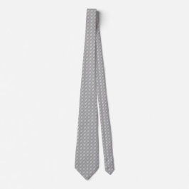 GRÅTT PRINT TIE SLIPS