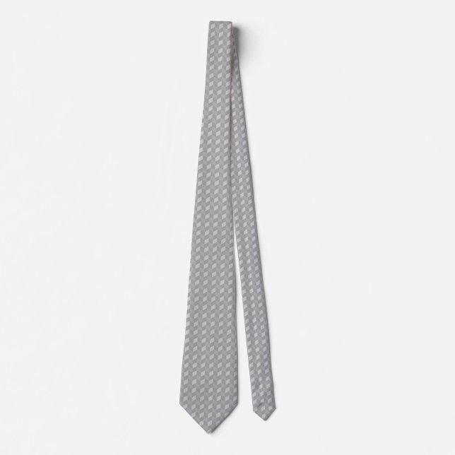 GRÅTT PRINT TIE SLIPS (Framsida)