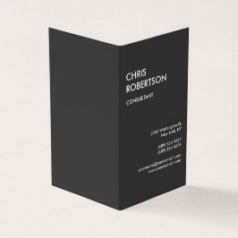 Grått Professionell Company Work Minimalist Visitkort