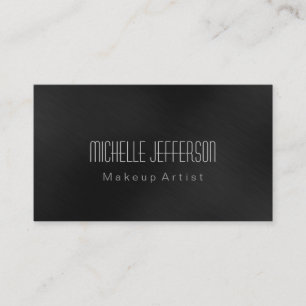 Grått Professionell Makeup Artist Affärskort Visitkort