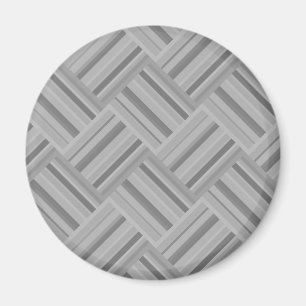 Grått rand diagonalväv mönster magnet