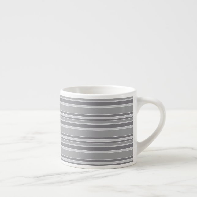 Grått rand espressomugg (Höger)