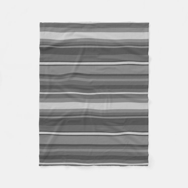 Grått rand fleecefilt (Framsidan)