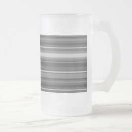 Grått rand frostat ölglas