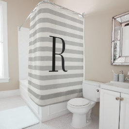 Grått Rand Large Monogram | Jordbrukshus Bathroom