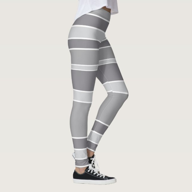 Grått rand leggings (Höger)