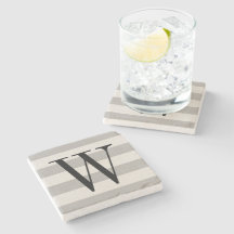 Grått Rand Monogram | Modern jordbruksenhet